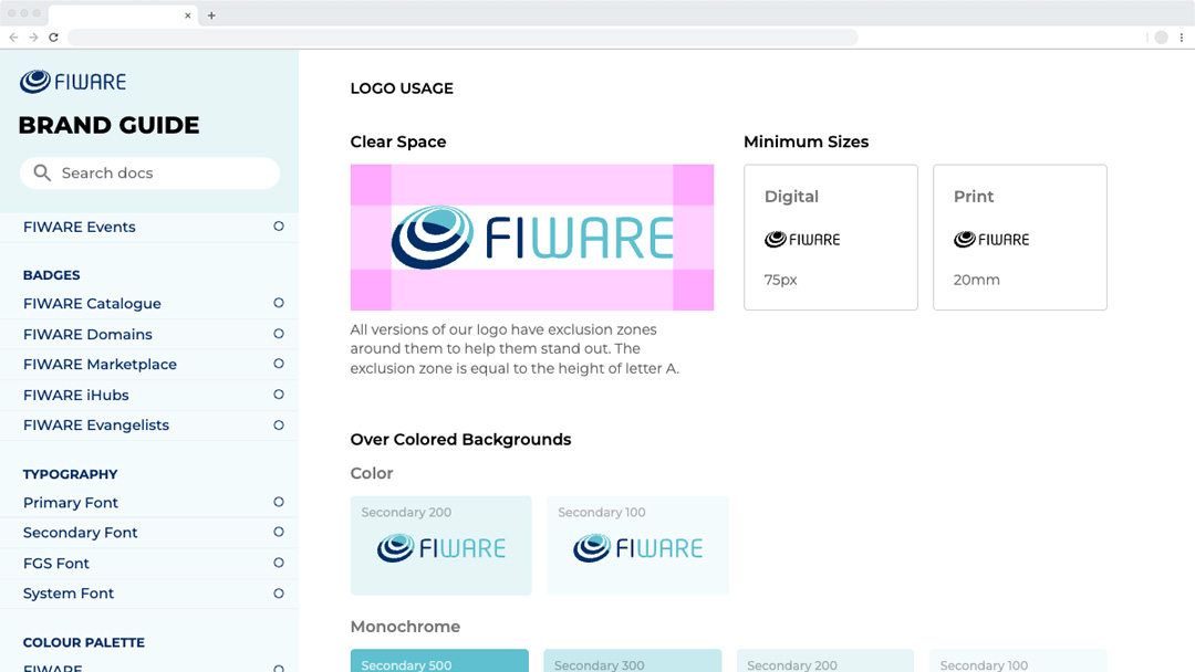 FIWARE Brand Guidelines – Logo usage