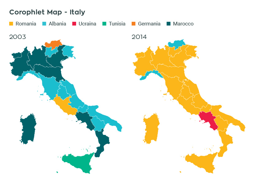 OM – Corophlet map, Italy
